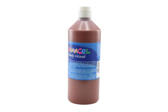 Plakatfarbe Ready Mixed dunkelbraun 500ml