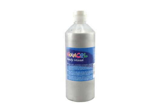 Plakatfarbe Ready Mixed silber 500ml