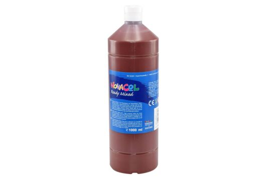 Plakatfarbe Ready Mixed 1000 ml dunkelbraun