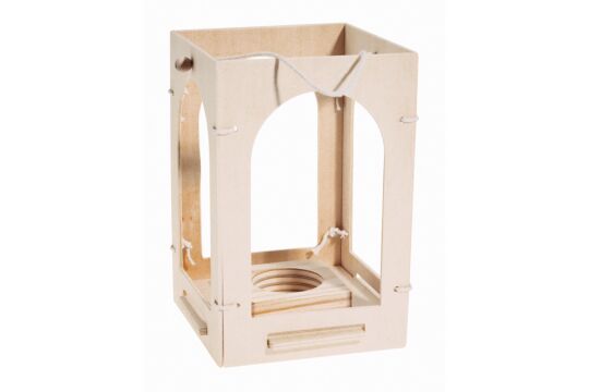 Laterne aus Holz - Stecksystem - einzeln