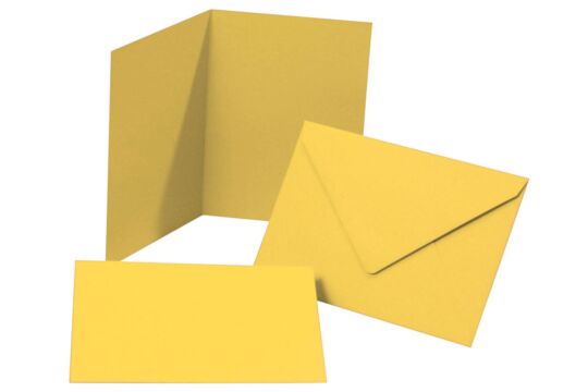 Karten Set 5 - bananengelb