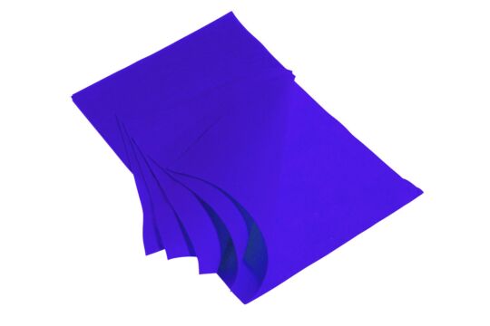 Bastelfilz blau - Set 10