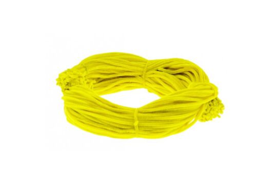Pfeifenputzer gelb - Set 26m