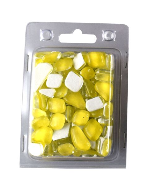 Mosaik Kristall gelb – 200g