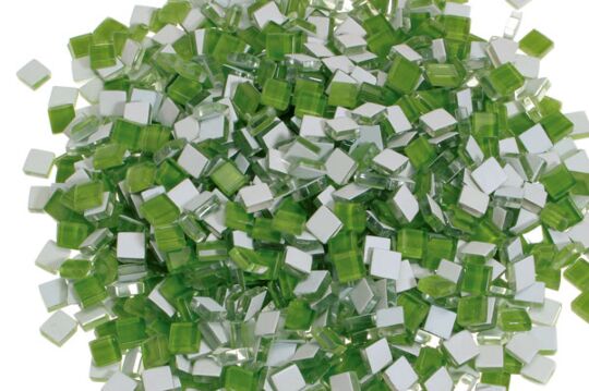 Mosaik Glas grün 10mm – 1kg
