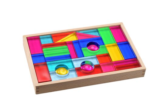 Acrylbausteine Lux Solid Stones - Set 32