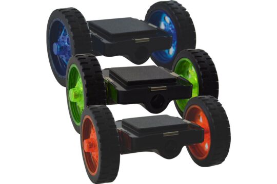 Magnetbausteine Räder mit Grundplatte 3 Stück