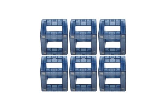 magnetische Kugelbahn - Würfelelement Stütze - Set 6