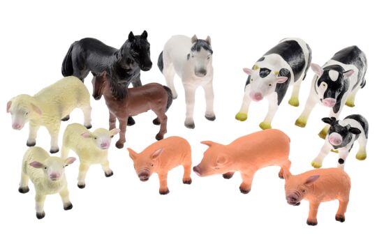 GOWI Bauerhoftiere softy - Set 12