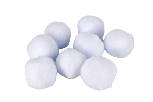 Schneebälle weiß - Set 8