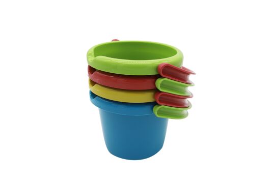 GOWI Eimer ø 14cm 4-fach sortiert