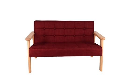Kindersofa Chilly 2-Sitzer rot