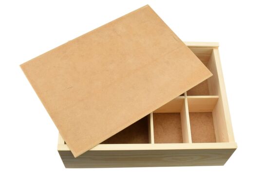 Holzschiebebox IQ stones - leer