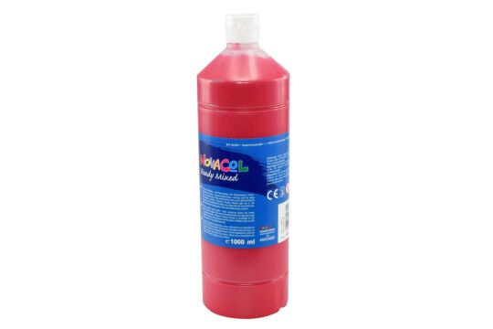 Plakatfarbe Ready Mixed 1000 ml rot