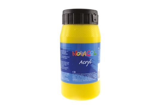 Acrylfarbe 500 ml zitrone