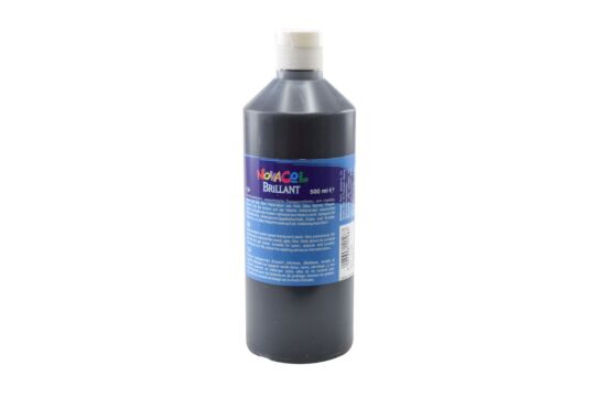 Brillant Farbe schwarz 500 ml