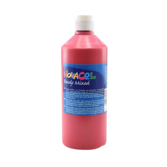 Plakatfarbe Ready Mixed dunkelrot 500ml