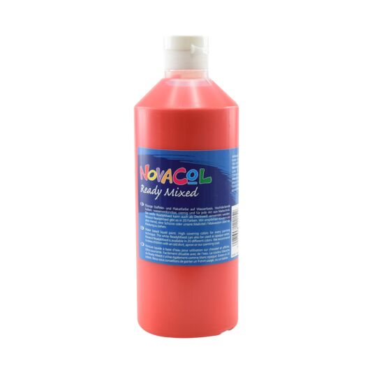 Plakatfarbe Ready Mixed hellrot 500ml
