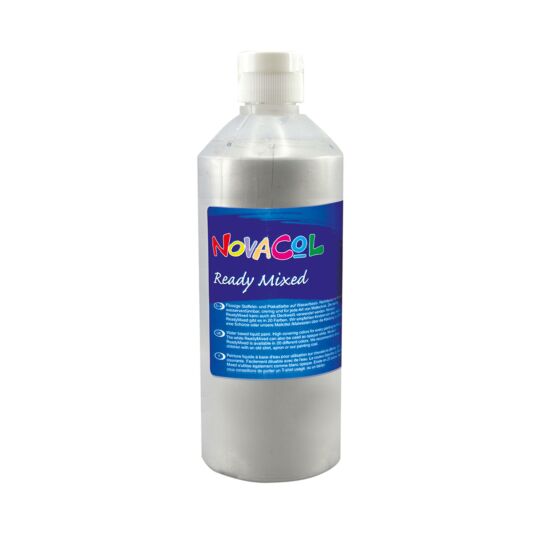 Plakatfarbe Ready Mixed silber  500ml