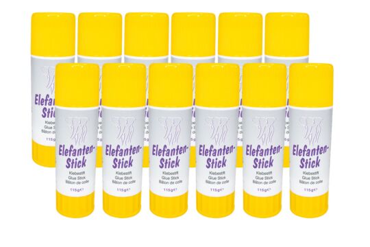 Klebetick Elefantenstick 115g - Set 12