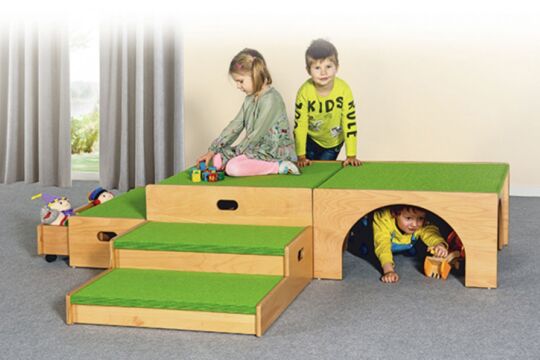 Spielpodestlandschaft