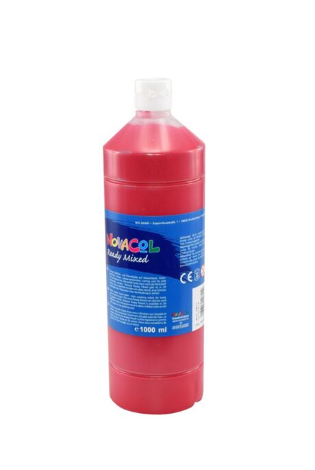 Plakatfarbe Ready Mixed 1000 ml rot