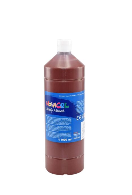 Plakatfarbe Ready Mixed 1000 ml dunkelbraun