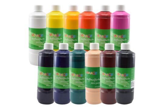 Stoffmalfarbe Set 12 à 500 ml
