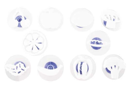 Mega Stempel-Set Gemüse und Obst (10 Teile)