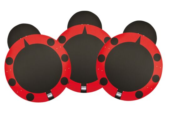 Zauntafel Marienkäfer - Set 3
