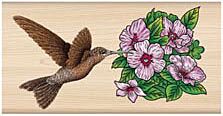 Paradiesvogel Stempel - einzeln