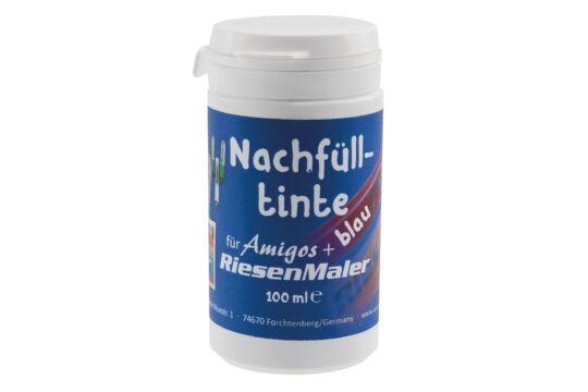 Nachfülltinte Riesenmaler+Amigos Blau, 100ml