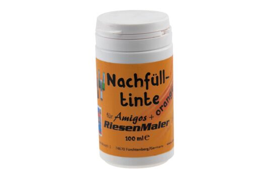 Nachfülltinte Riesenmaler+Amigos Orange, 100ml