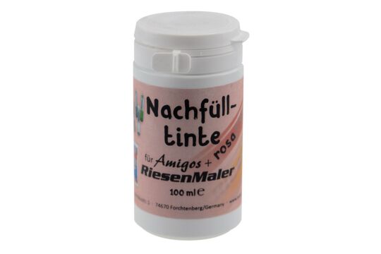 Nachfülltinte Riesenmaler+Amigos Rosa, 100 ml