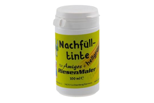 Nachfülltinte Riesenmaler+Amigos Hellgrün, 100ml