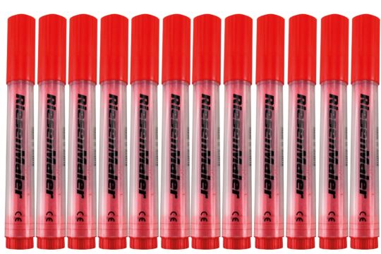 Filzstifte Riesenmaler rot - Set 12