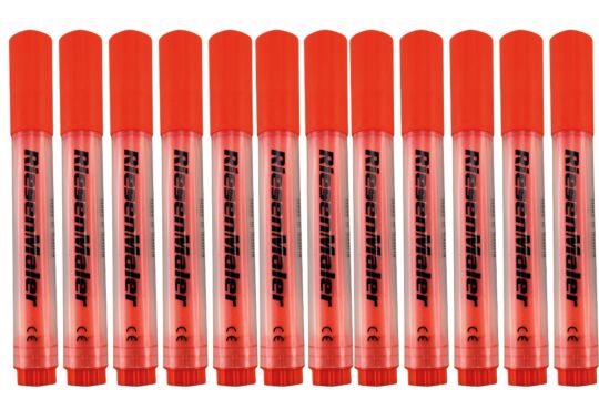 Filzstift Riesenmaler orange - Set 12