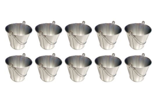 Blecheimer Ø 8 cm - Set 10