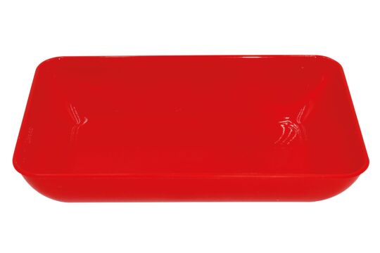 Materialschale groß rot