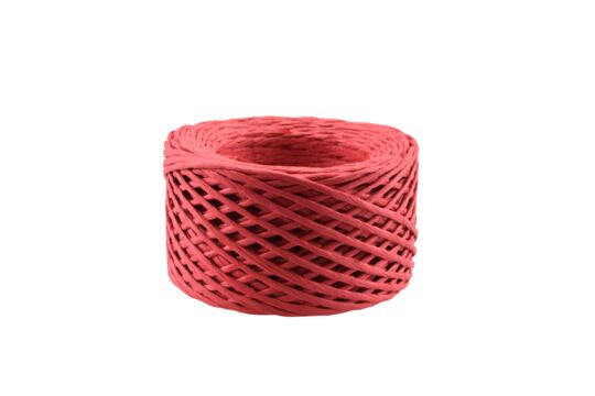 Papierschnur 2mm rot - 60m Rolle