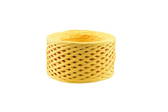 Papierschnur 2mm gelb - 60m Rolle