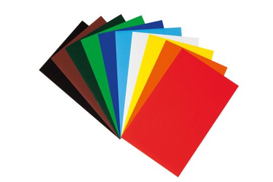 Buntpapier gummiert - Set 50