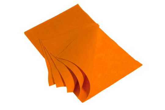 Bastelfilz orange - Set 10