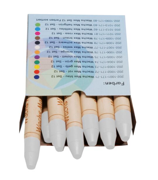 Wachs Max weiss - Set 12