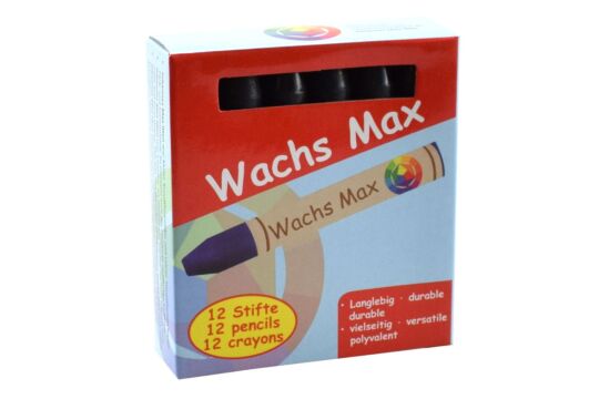 Wachs Max schwarz - Set 12