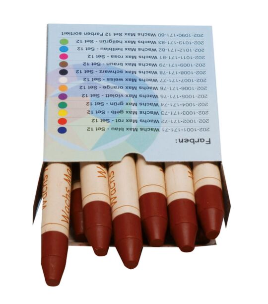 Wachs Max braun - Set 12