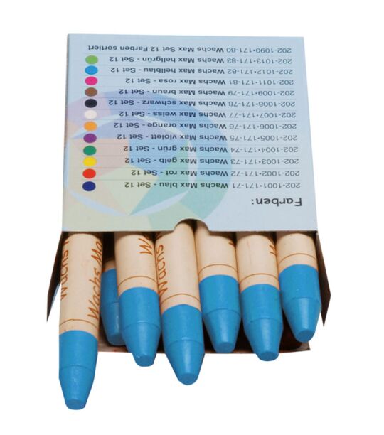 Wachs Max hellblau - Set 12
