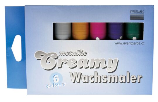 Wachsmaler Creamy metallic - Set 6
