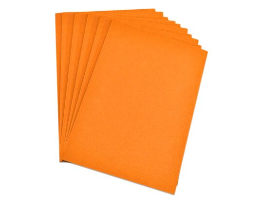 Moosgummi selbstklebend A4 orange - Set 10
