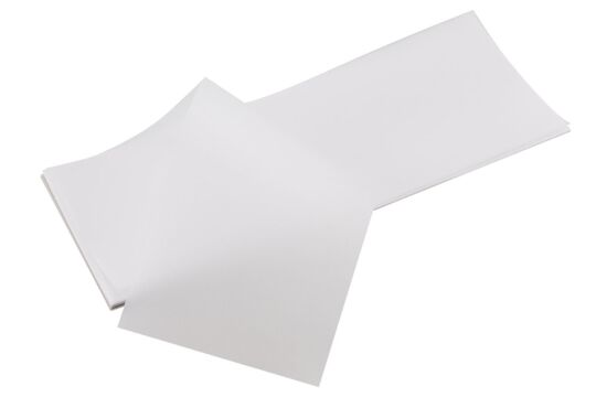 Transparentpapier 100g/m², 17x45cm, 25 Bogen, weiß